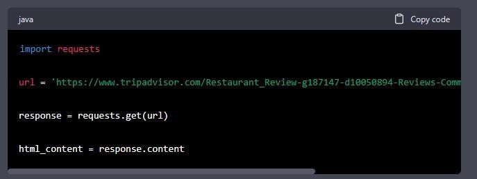Step 3: Retrieve the HTML Content