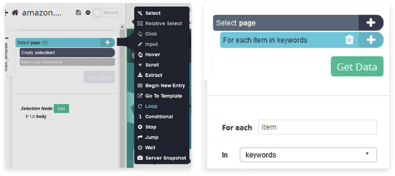 Web Scraping Based on Keywords with ParseHub Step 3