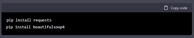 Step 1: Install the Required Libraries