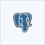 PostgreSQL logo - integrated data services database for structured data storage