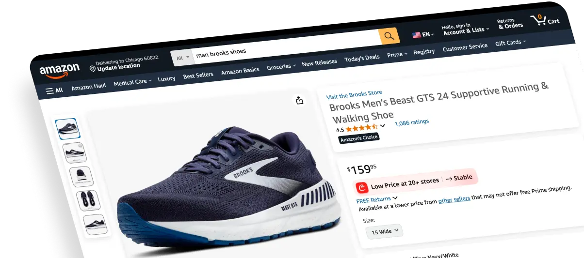 E-commerce data extraction from Amazon - real-time price tracking and ratings