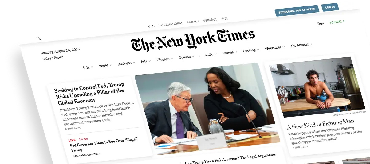 News web scraping from The New York Times - automated article extraction and monitoring