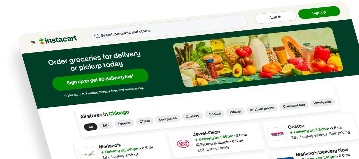 DataOx scraping service for AI platforms - Instacart grocery data aggregation
