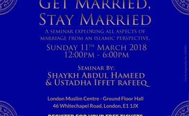 Get Married, Stay Married