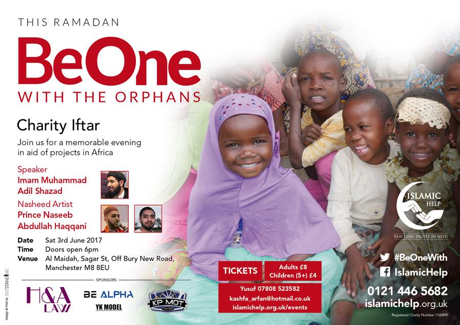 Manchester Iftar - BeOne With The Orphans